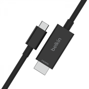 Belkin USB-C - HDMI 2.1 kábel, 8K60Hz HDR10+, 2m fekete (AVC012bt2MBK)