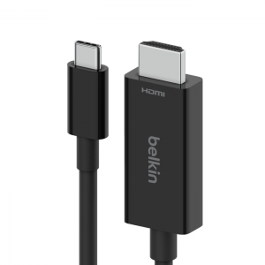 Belkin USB-C - HDMI 2.1 kábel, 8K60Hz HDR10+, 2m fekete (AVC012bt2MBK)