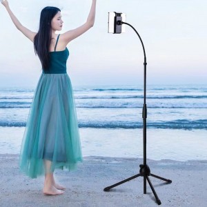 Teleszkópos tablet tartó állvány flexibilis nyakkal 110-175cm-7