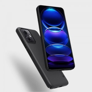 Xiaomi Redmi Note 12 5G/Poco X5 5G Nillkin Frosted Shield tok fekete