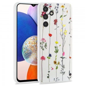 Samsung Galaxy A54 5G Tech-Protect Mood tok virágkert mintás fehér