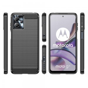 Motorola Moto G13/G23 Tech-Protect TPU Carbon mintás tok fekete
