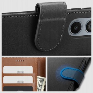 Motorola Moto G73 5G Tech-Protect Wallet fliptok fekete