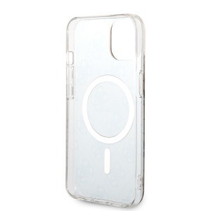 iPhone 14 Plus Guess BUGUHMP14MH4EACSW 4G MagSafe kompatibilis hátlap + vezeték nélküli töltő barna