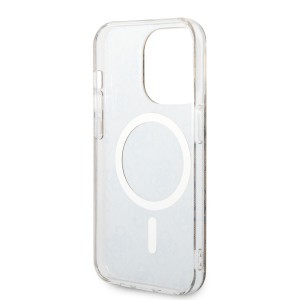 iPhone 14 Pro Guess BUGUHMP14LH4EACSW 4G MagSafe kompatibilis hátlap + vezeték nélküli töltő barna