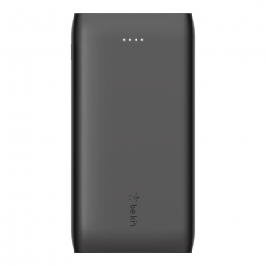 Belkin BoostCharge USB-A, USB-C Powerbank 10000 mAh, PD 18W fekete + USB-C - USB-C kábel (BPB001btBK)-0