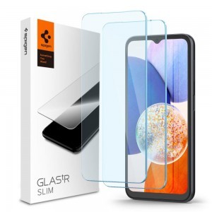 Samsung Galaxy A14 4G/5G Spigen Glas.TR Slim kijelzővédő üvegfólia 2db