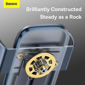 Baseus Metal Age II gravitációs autós telefontartó szellőzőrácsra helyezhető sötétszürke (SUJS000013)