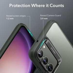 Samsung Galaxy S23 Plus ESR Classic Kickstand tok áttetsző/zöld
