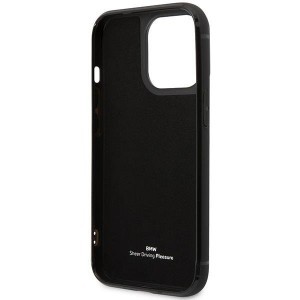 iPhone 14 Pro Max BMW BMHCP14X22RSEPK Leather Card Slot tok fekete