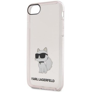 iPhone 7/8/SE 2020/SE 2022 Karl Lagerfeld KLHCI8HNCHTCP Ikonik Choupette tok rózsaszín