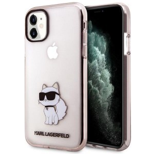 iPhone 11/XR Karl Lagerfeld KLHCN61HNCHTCP Ikonik Choupette tok rózsaszín