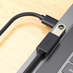 USB - USB 3.0 hosszabbító kábel 3m fekete