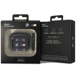 AirPods 3 BMW BMA322SWTK Multiple Colored Lines tok fekete