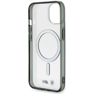 iPhone 14 BMW BMHMP14SHCRS Silver Ring MagSafe telefontok átlátszó