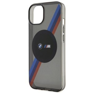 iPhone 14 BMW BMHMP14SHDTK Tricolor Stripes MagSafe telefontok szürke