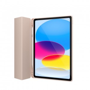 iPad 10.9 (10. generáció) Next One Rollcase tok Pencil tartóval balett rózsaszín