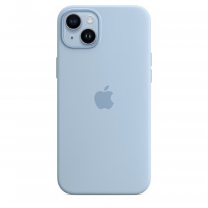 iPhone 14 Plus szilikontok égboltkék (MQUE3ZM/A) Apple gyári MagSafe-rögzítésű (SEASONAL 2023 Spring)