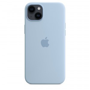 iPhone 14 Plus szilikontok égboltkék (MQUE3ZM/A) Apple gyári MagSafe-rögzítésű (SEASONAL 2023 Spring)