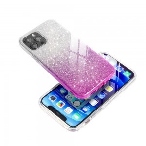 Samsung Galaxy S23 Forcell Shinning tok átlátszó/rózsaszín