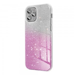 Samsung Galaxy S23 Forcell Shinning tok átlátszó/rózsaszín
