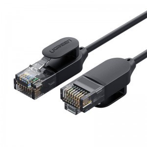 Ugreen NW122 Ethernet RJ45 hálózati kábel, Cat.6A, UTP, 1.5m (fekete)