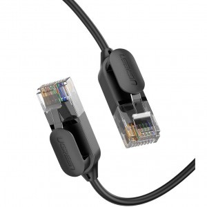 Ugreen NW122 Ethernet RJ45 hálózati kábel, Cat.6A, UTP, 1.5m (fekete)