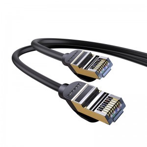 Baseus Ethernet RJ45 hálózati kábel, 10Gbps, 1.5m (fekete)