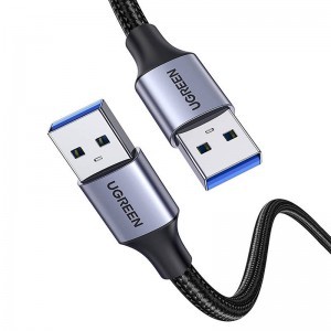Ugreen (USB-A USB-A) USB3.0 kábel 2A, 0.5m (fekete)