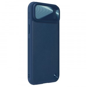 iPhone 14 Plus Nillkin Camshield Leather S bőr tok kék