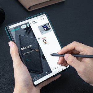 Samsung Galaxy Z Fold 4 Nillkin Camshield Qin Pro tok zöld (S Pent nem tartalmaz)