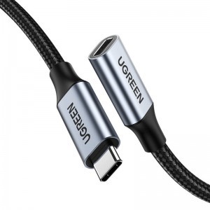 Ugreen US372 USB-C 3.1 Gen2 hosszabbító kábel, 4K, 100W, 1m (fekete)-0
