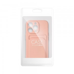 Xiaomi Redmi Note 12 Pro 5G Card Case Szilikon tok hátlapi kártyatartóval rózsaszín