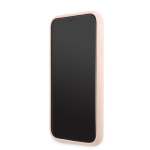 iPhone 11 Guess Szilikon Line Triangle tok rózsaszín (GUHCN61SLTGP)