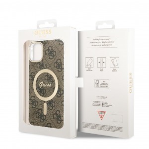 iPhone 11 Guess 4G IML MagSafe kompatibilis tok barna (GUHMN61H4STW)