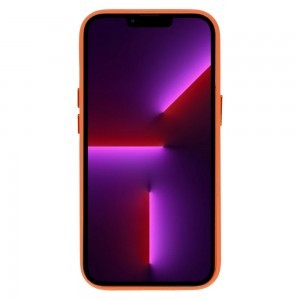 iPhone 14 Pro MagSafe Leather bőr telefontok narancsssárga