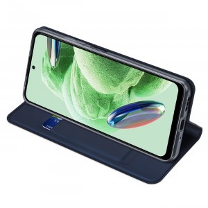 Xiaomi Redmi Note 12 5G/Poco X5 5G Dux Ducis Skinpro fliptok kék