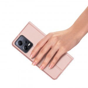 Xiaomi Redmi Note 12 Dux Ducis Skinpro fliptok rózsaszín