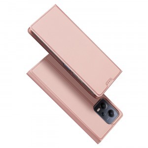 Xiaomi Redmi Note 12 Dux Ducis Skinpro fliptok rózsaszín