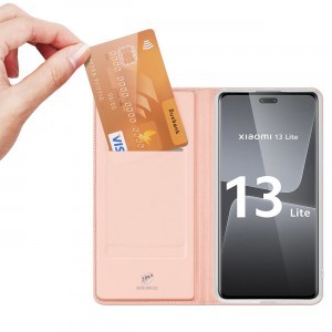 Xiaomi 13 Lite Dux Ducis Skinpro fliptok rózsaszín
