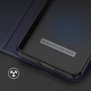 Xiaomi Redmi Note 12 Pro Plus Dux Ducis Skin X2 mágneses fliptok kék