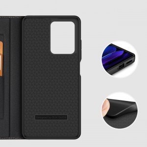 Xiaomi Redmi Note 12 Pro Plus Dux Ducis Skin X2 mágneses fliptok fekete