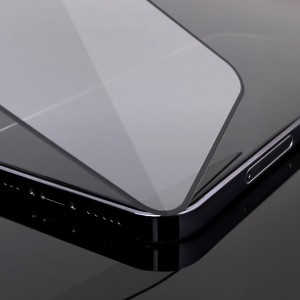 Realme GT Neo 5 / Realme GT3 üvegfólia Wozinsky Full Glue 9H fekete kerettel tokbarát
