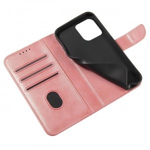 iPhone 15 Mágneses fliptok rózsaszín