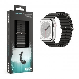 Apple Watch 4/5/6/7/8/SE (38/40/41mm) Next One H2O óraszíj fekete