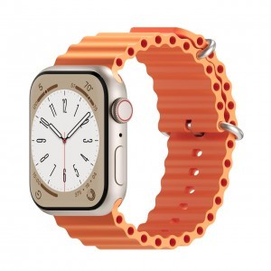 Apple Watch 4/5/6/7/8/SE/Ultra (42/44/45/49mm) Next One H2O óraszíj narancssárga