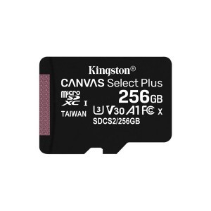 KINGSTON Memóriakártya MicroSDXC 256GB Canvas Select Plus 100R A1 C10 Adapter nélkül-2