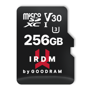 GOODRAM Memóriakártya SDXC 256GB UHS-I U3 V30 + adapter-1