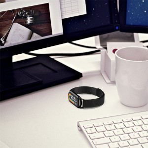 Xiaomi Smart Band 8/8 NFC Tech-Protect Milaneseband Óraszíj ezüst