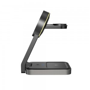 Tech-Protect QI15W-A28 3 az 1-ben vezeték nélküli mágneses töltő fekete-1